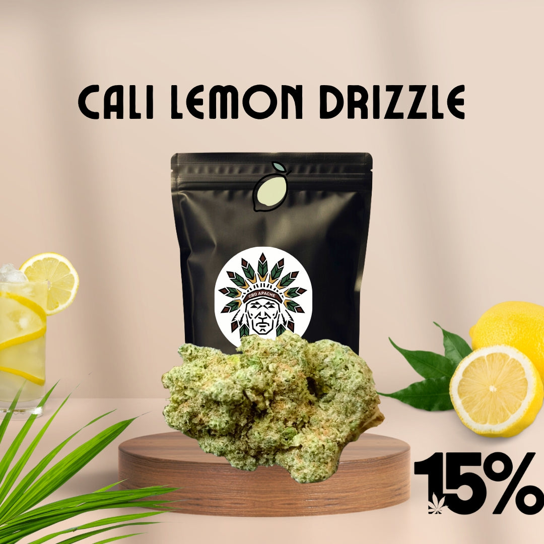 CBD Blüten Sorte: Cali Lemon Drizzle – Zitronig